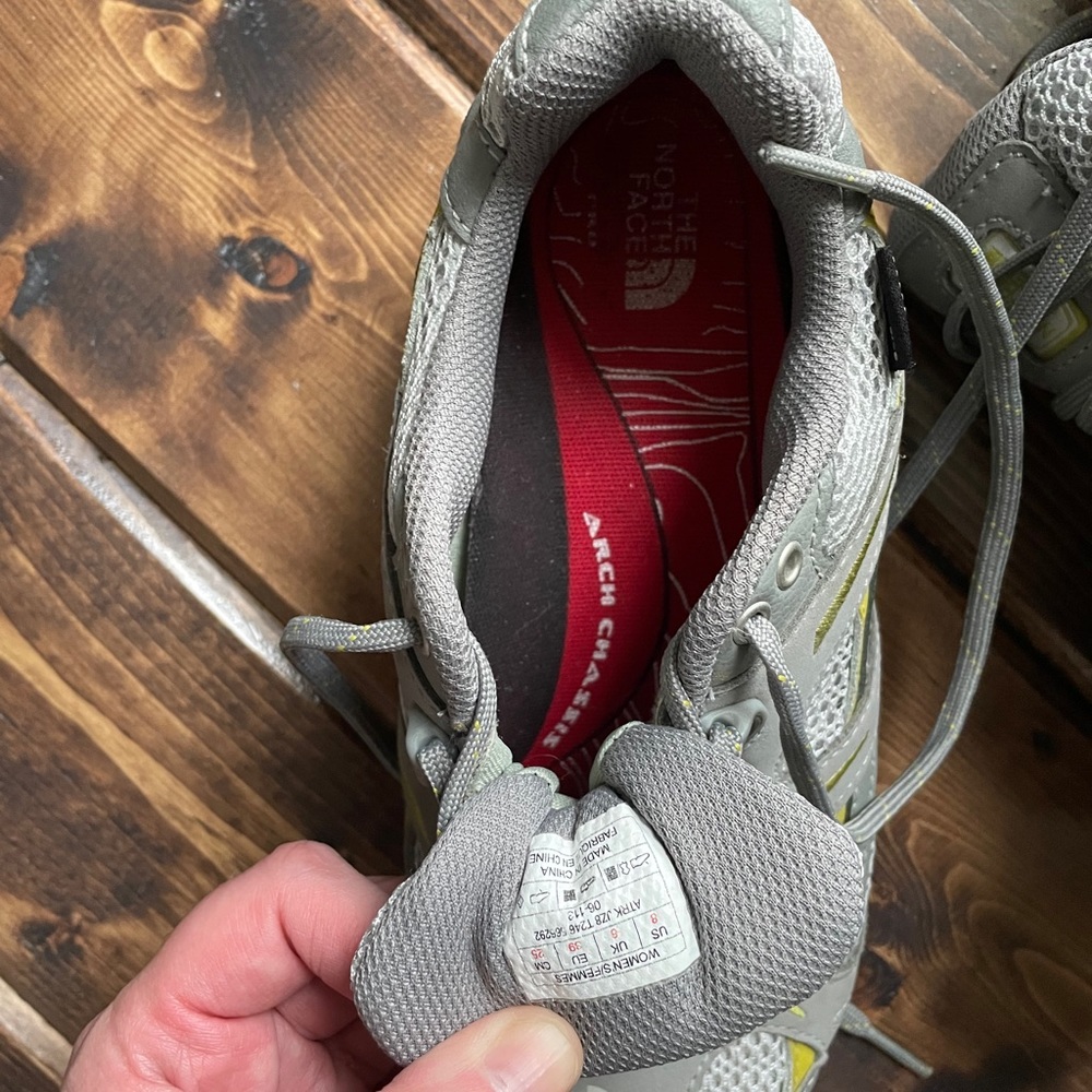 North face hiking shoes